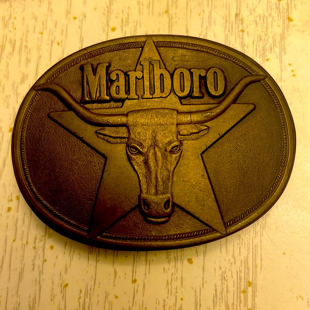 Marlboro 1987 longhorn belt buckle